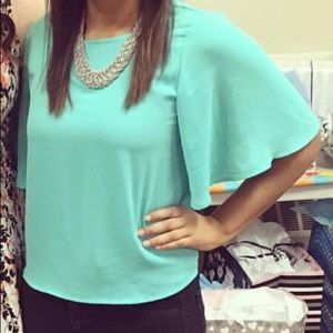 Turquoise blouse